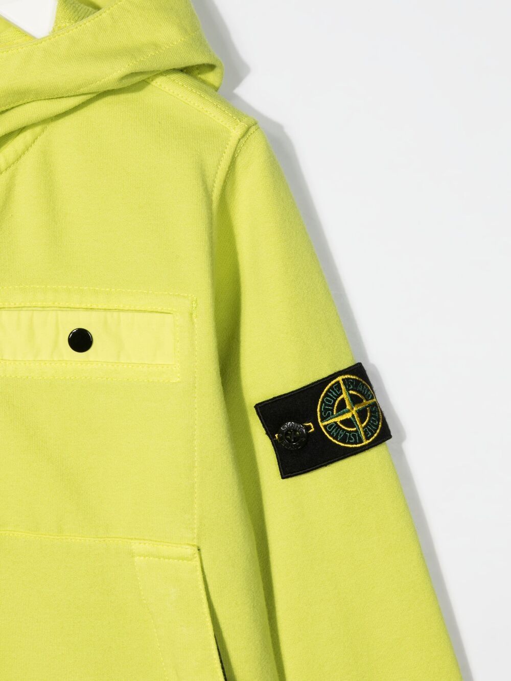 фото Stone island junior худи на молнии с логотипом