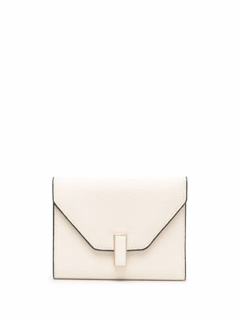 Valextra two-tone leather billfold wallet