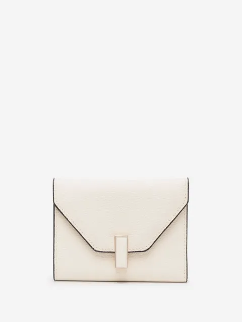 Valextra two-tone leather billfold wallet