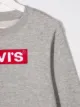 Levi's Kids TEEN logo patch rib-trimmed sweatshirt