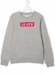 Image 1 of Levi's Kids TEEN logo patch rib-trimmed sweatshirt