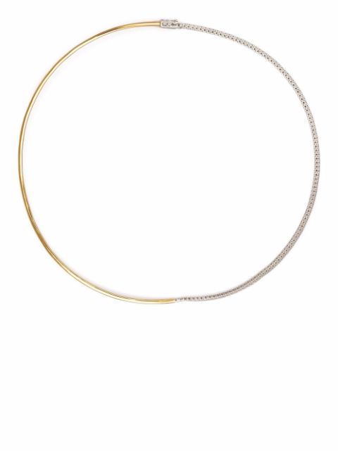 Delfina Delettrez collar 1997 en oro de 18kt con diamantes