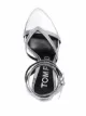 TOM FORD 100mm embossed logo sandals
