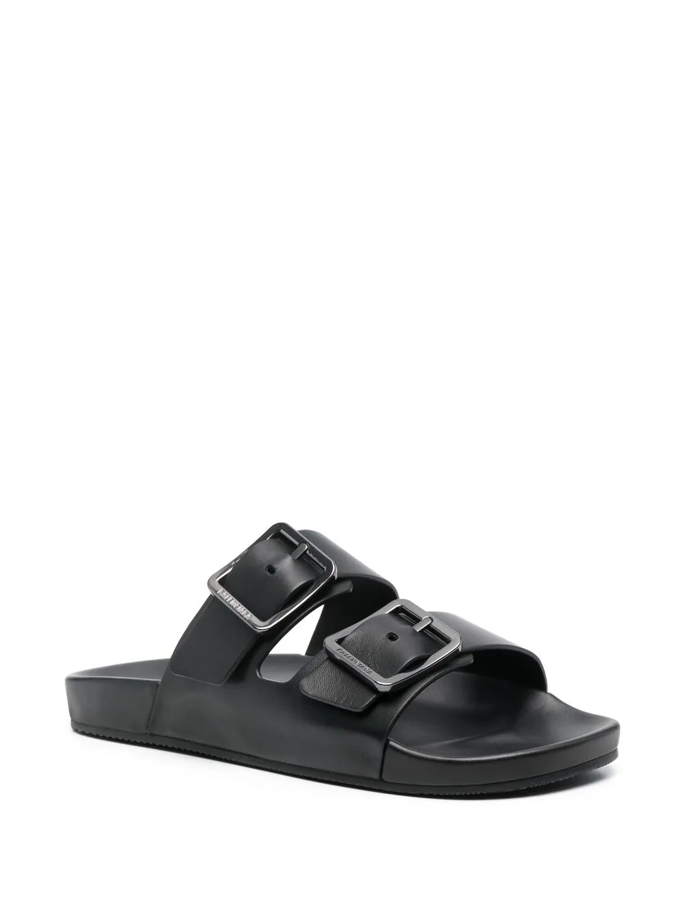 Balenciaga Mallorca leren sandalen - Zwart