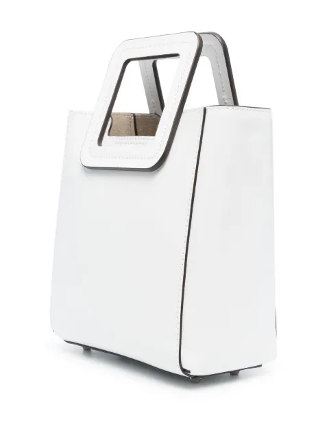 staud white shirley bag