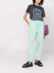 Image 2 of GANNI pinstriped straight-leg trousers