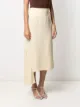 Jil Sander high-waisted asymmetric skirt