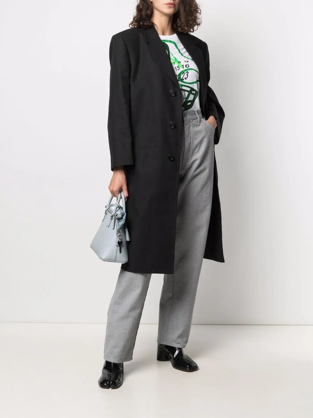 фото Maison margiela однобортное пальто