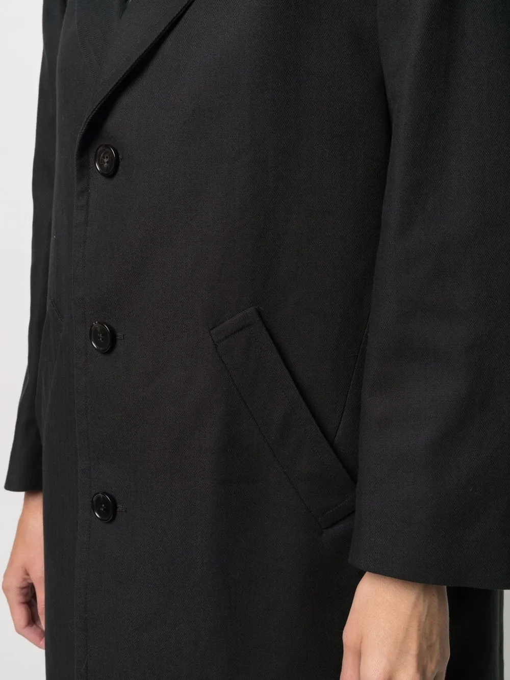 фото Maison margiela однобортное пальто