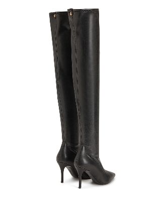 Felicity thigh-high leather boots展示图