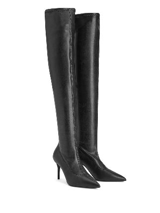 Felicity thigh-high leather boots展示图