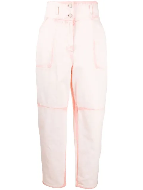 Alberta Ferretti sorbet sky dye five-pocket trousers