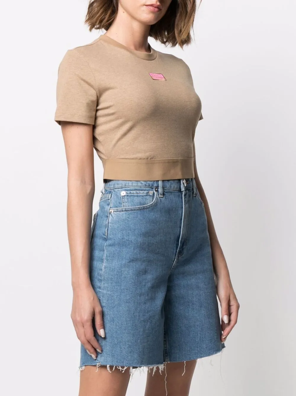 Adidas R.Y.V. cropped T-shirt for women | GN4327 at Farfetch.com