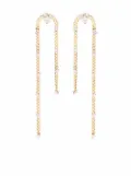 Delfina Delettrez 18kt yellow gold Unchain My Art diamond earrings