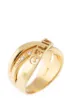 Céline Pre-Owned pre-owned diamond-embellished logo ring
