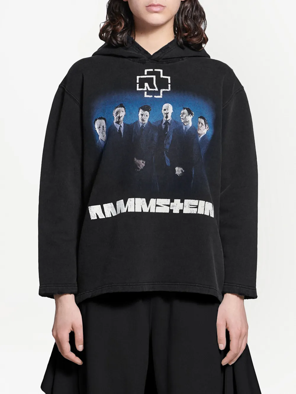 Balenciaga Rammstein long-sleeve Hoodie - Farfetch