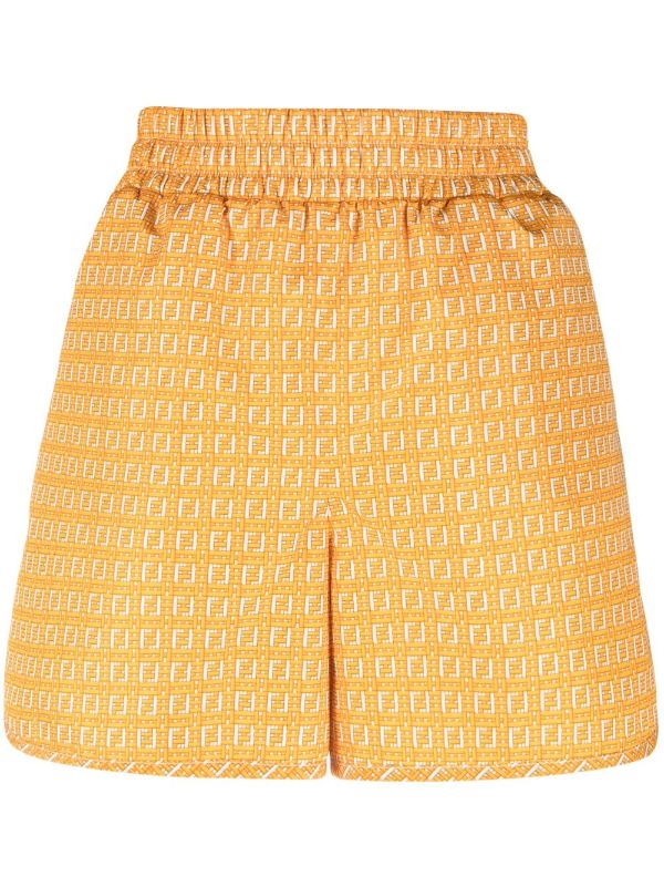 fendi print shorts