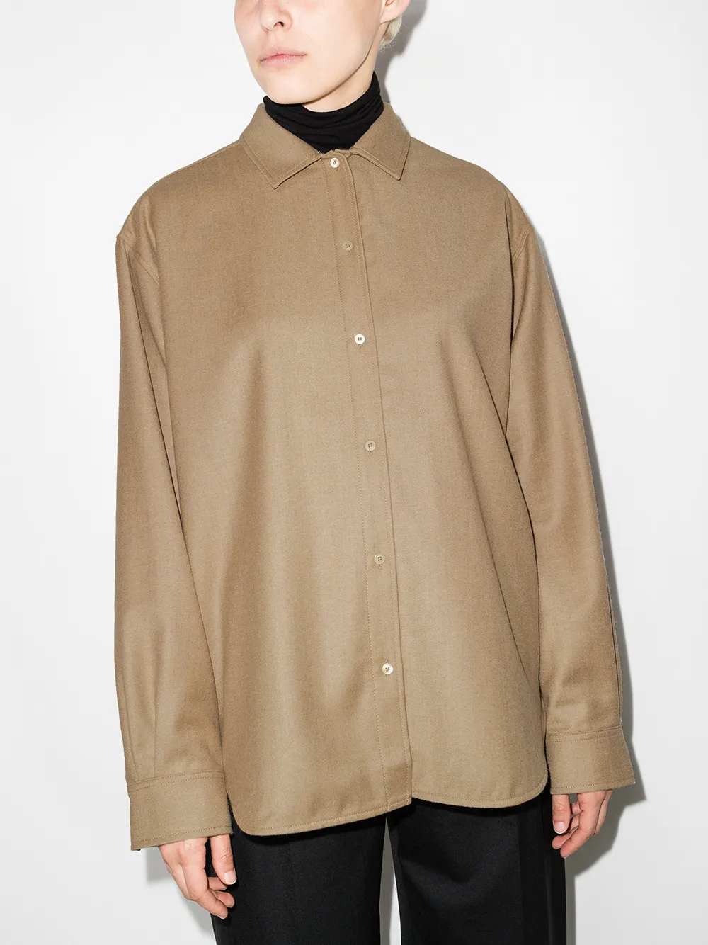 TOTEME Blouse met verlaagde schouders - Beige