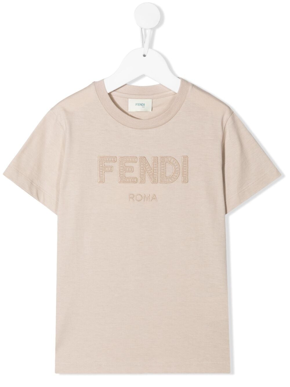 фото Fendi kids футболка с логотипом