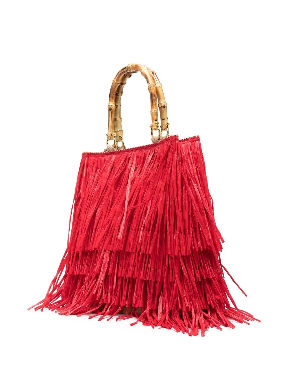 фото La milanesa сумка-тоут с бахромой