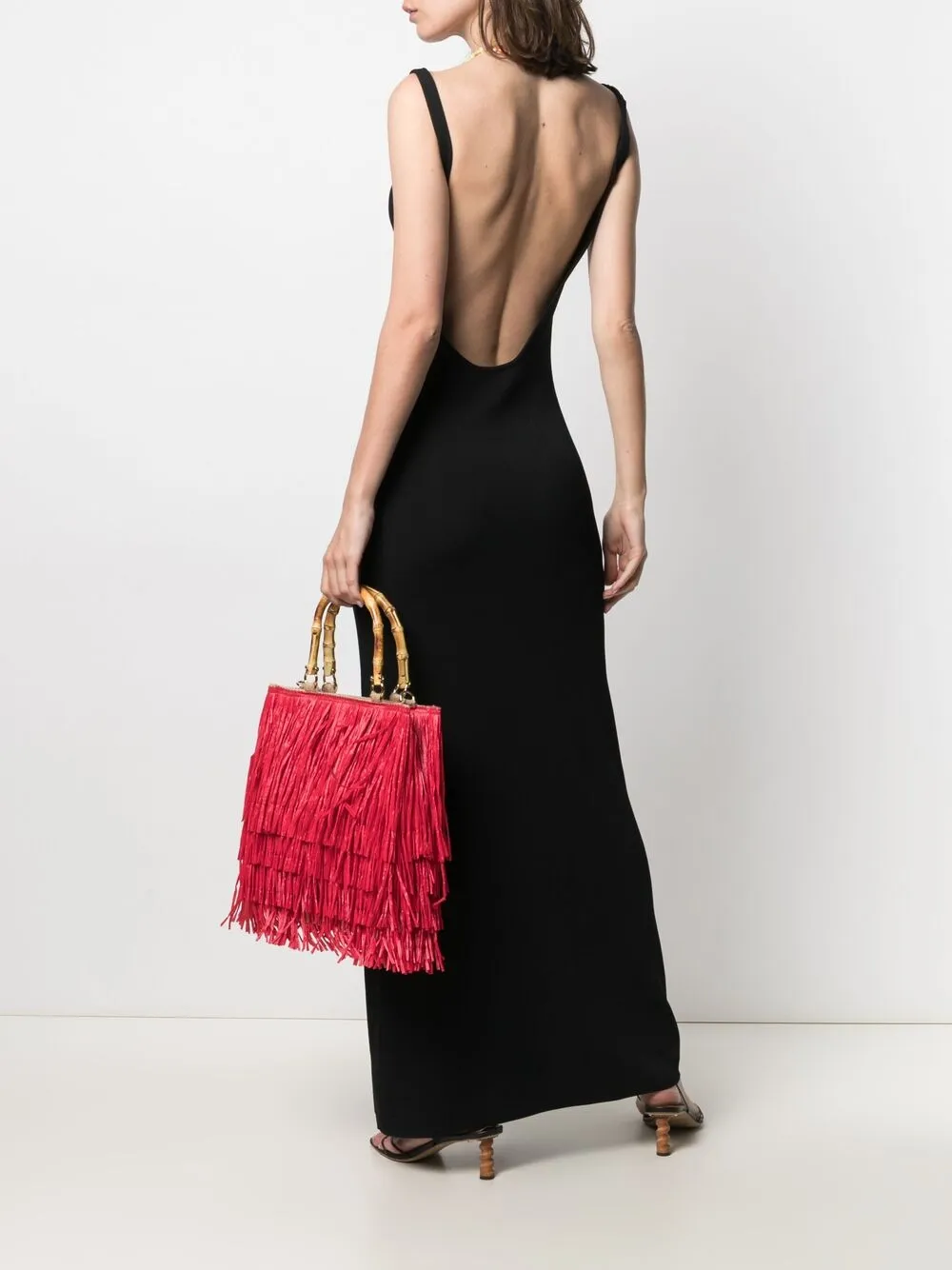 фото La milanesa сумка-тоут с бахромой