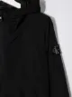 Calvin Klein Kids logo-patch hooded jacket