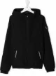 Image 1 of Calvin Klein Kids logo-patch hooded jacket