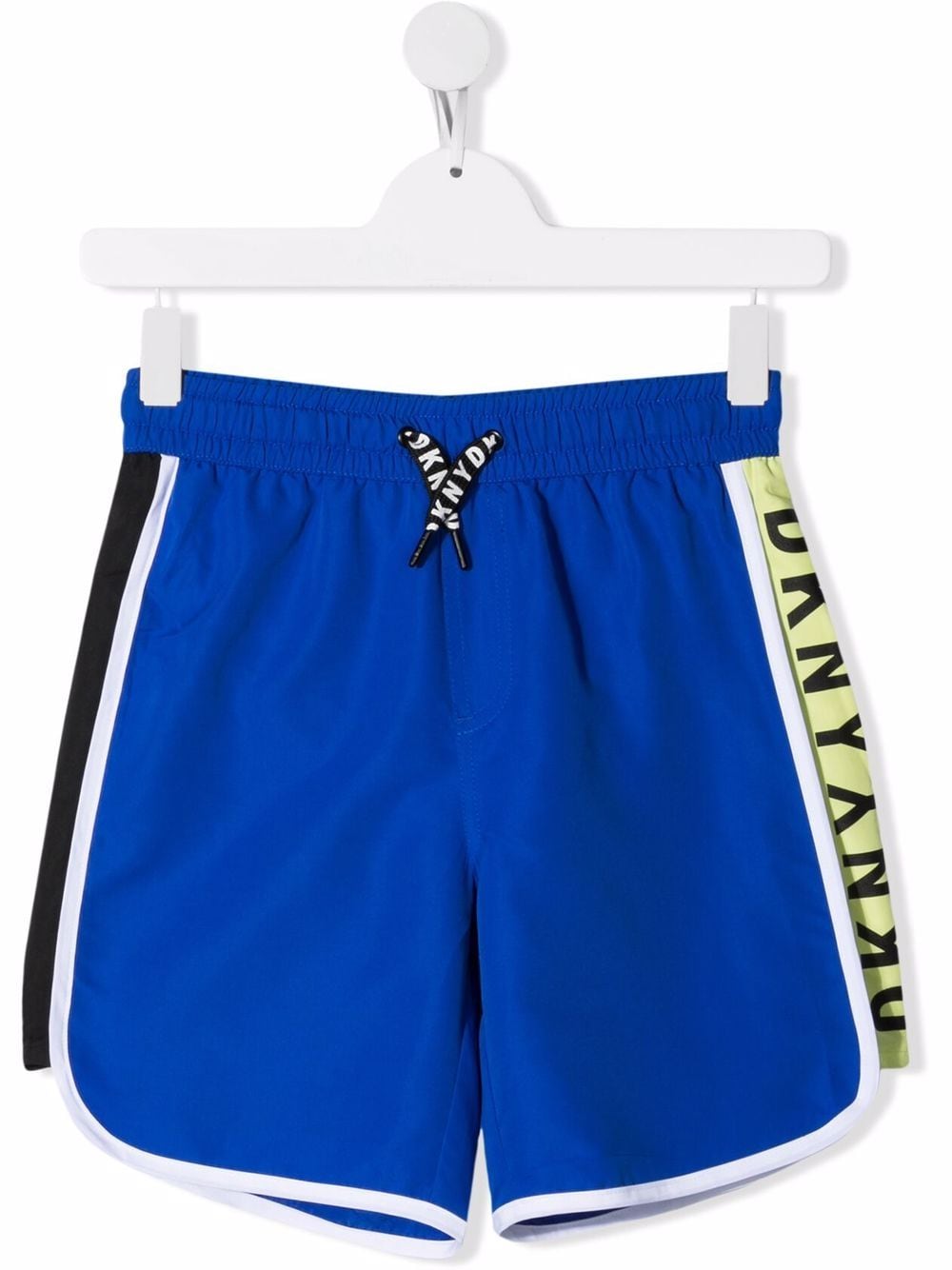 TEEN logo-print drawstring-waist swim shorts 