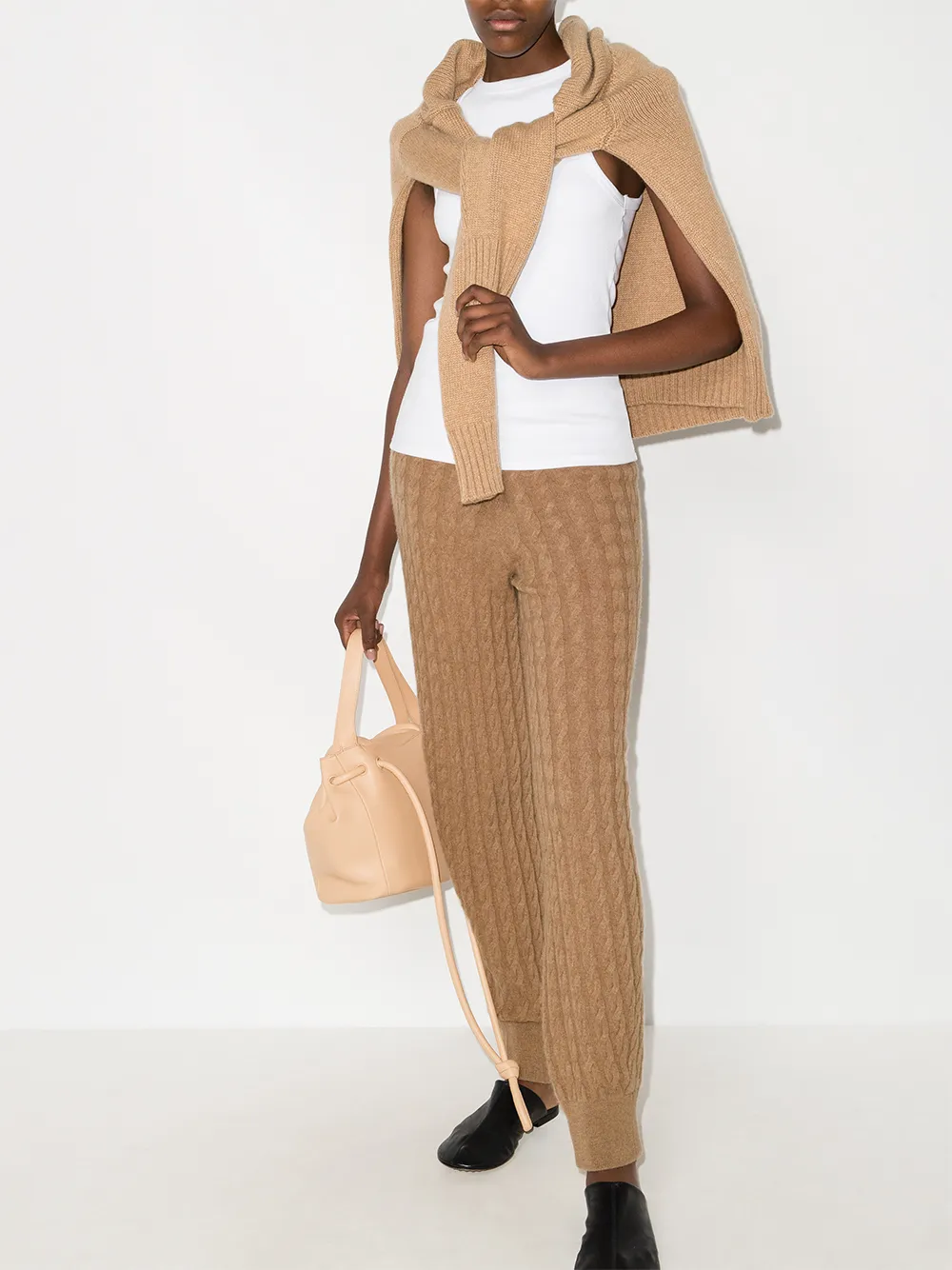 фото Totême спортивные брюки с завышенной талией