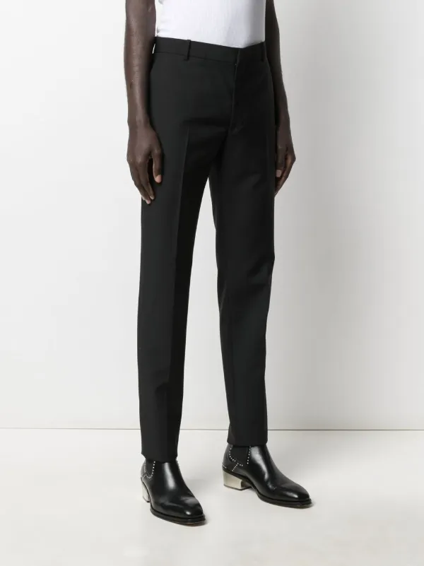 Alexander McQueen slim-leg Tailored Trousers | Black | FARFETCH CA