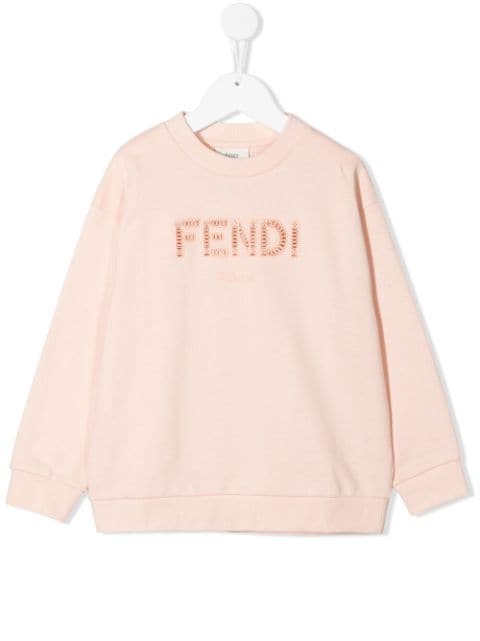Fendi Kids logo字样卫衣
