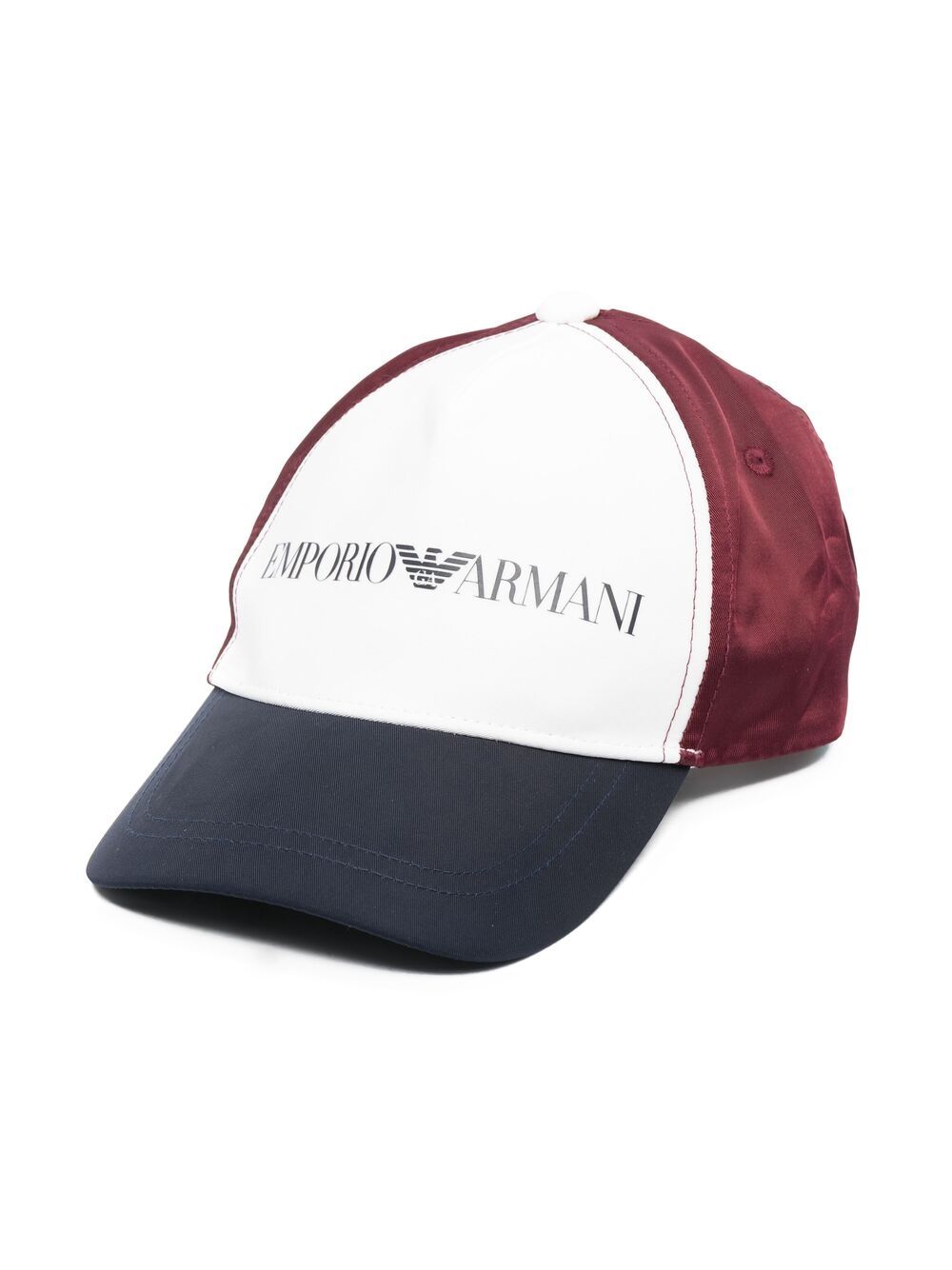 Emporio Armani Logo-print Six-panel Cap In Red