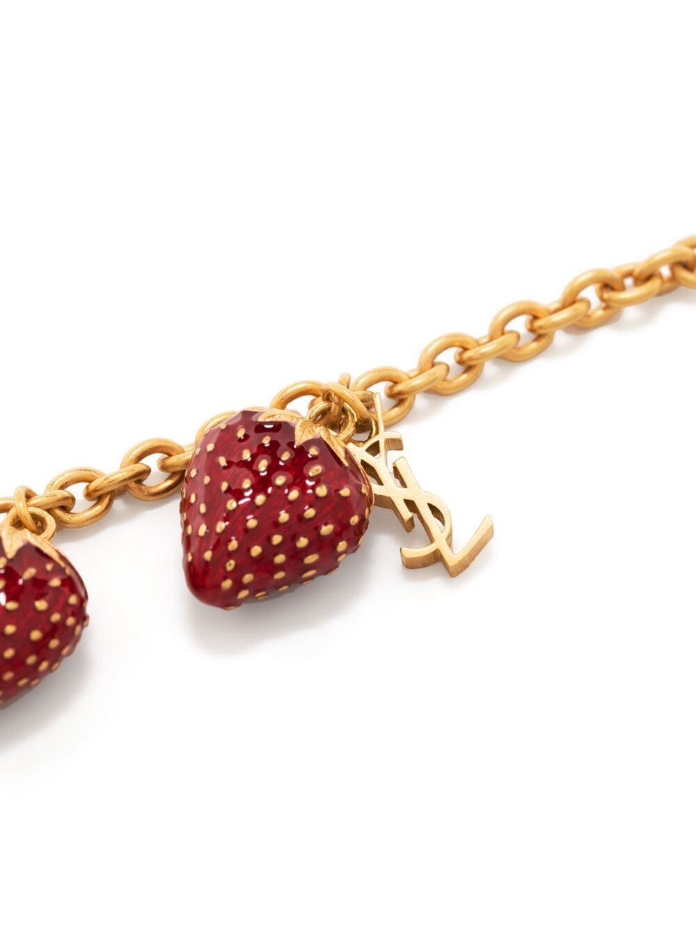 Gucci Strawberry Pendant Detail Bracelet - Farfetch