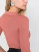 LANVIN stickad pikétröja