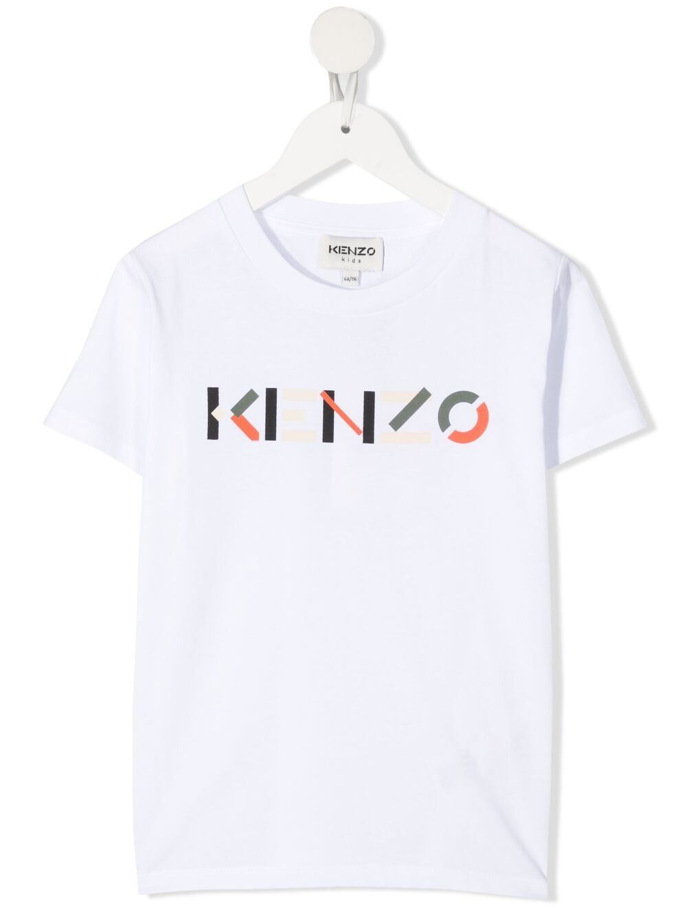 Shop Kenzo Logo-print Short-sleeve T-shirt In White