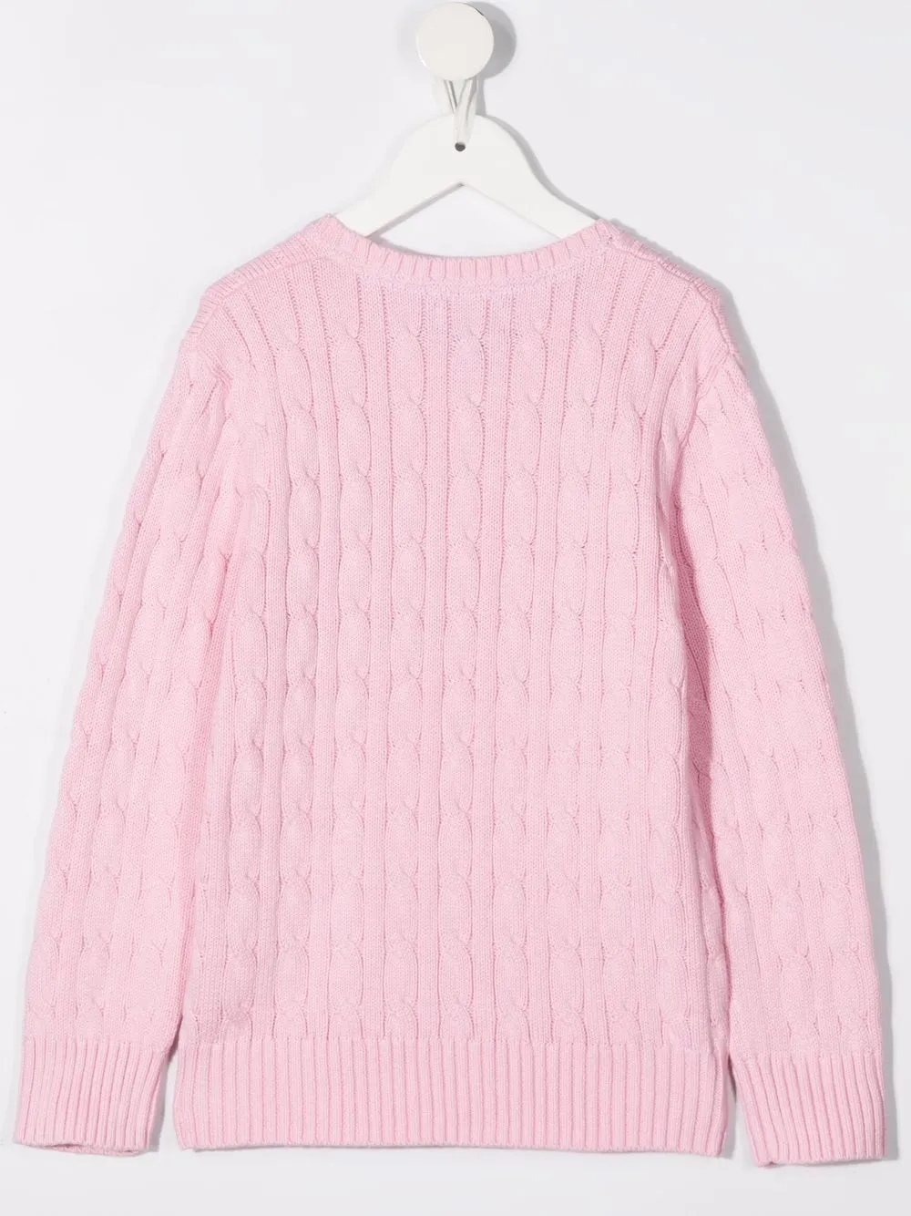 POLO RALPH LAUREN KIDS Kabelgebreide trui Roze
