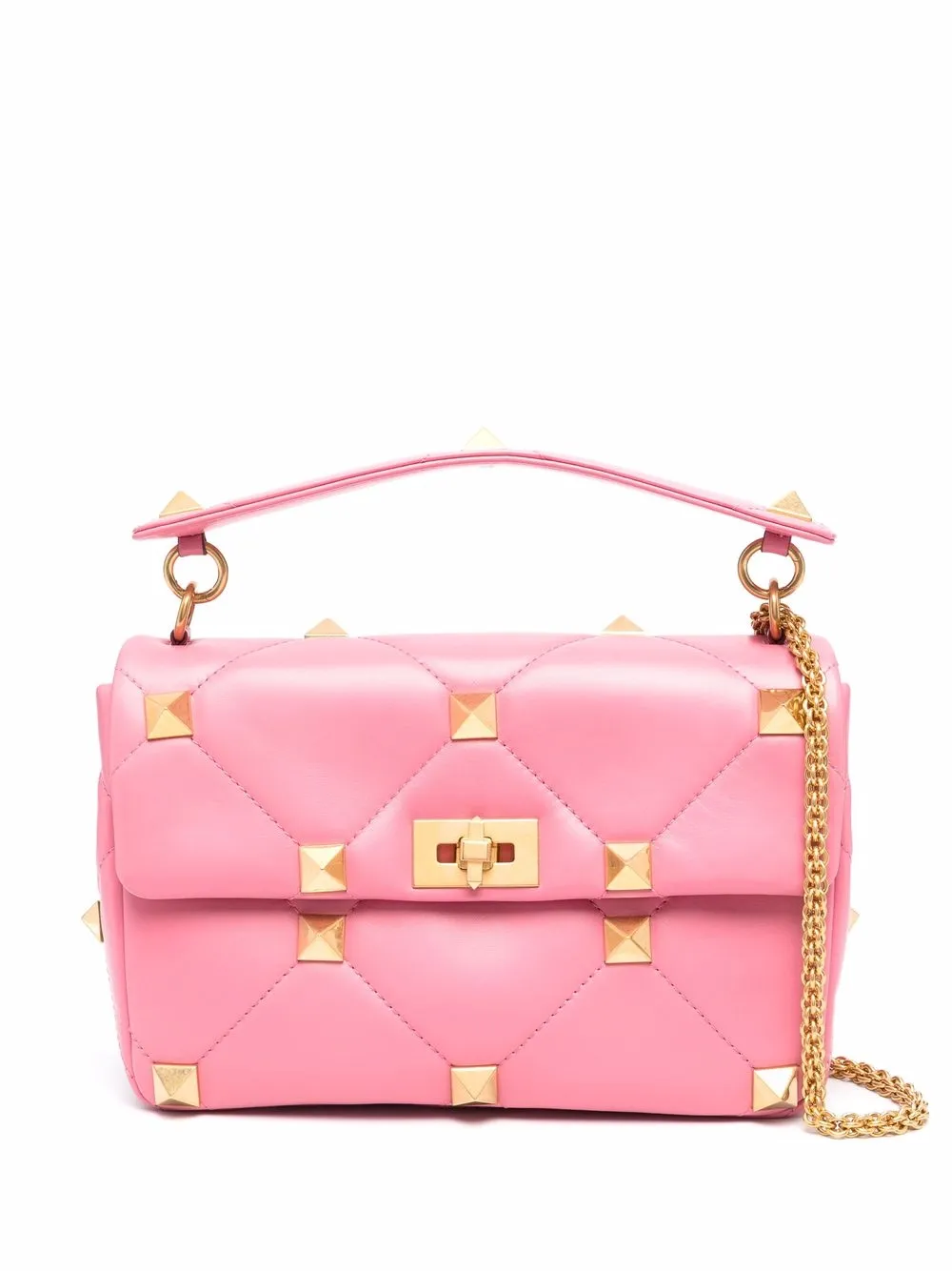 

Valentino Garavani large Roman Stud shoulder bag - Pink