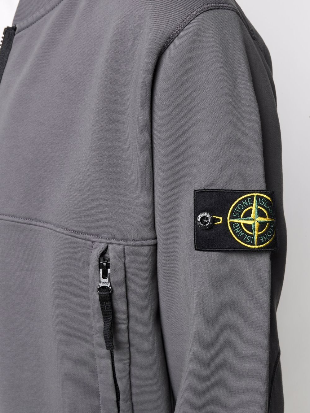 фото Stone island толстовка с круглым вырезом и нашивкой-логотипом