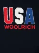 Woolrich Kids TEEN flocked-logo cotton T-shirt