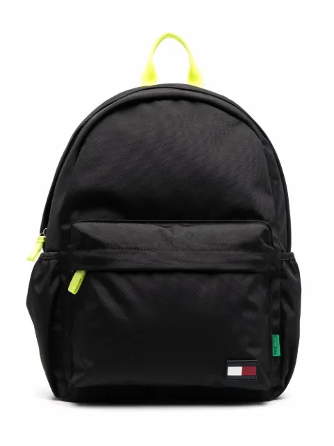 Tommy Hilfiger Junior شنطة ظهر بوليستر معاد تدويرها