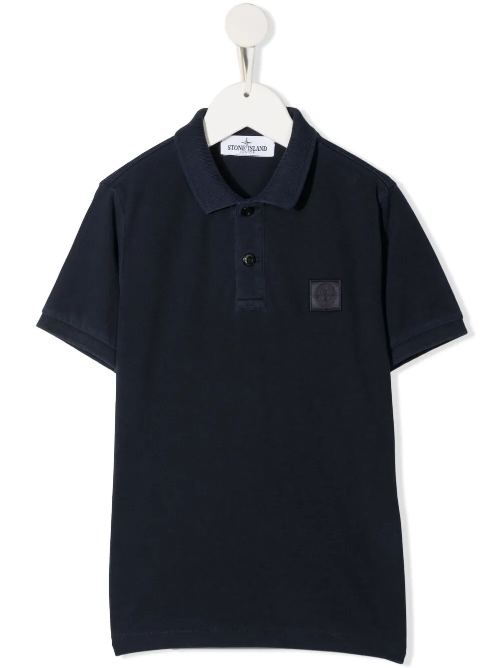 фото Stone island junior рубашка поло с нашивкой-логотипом