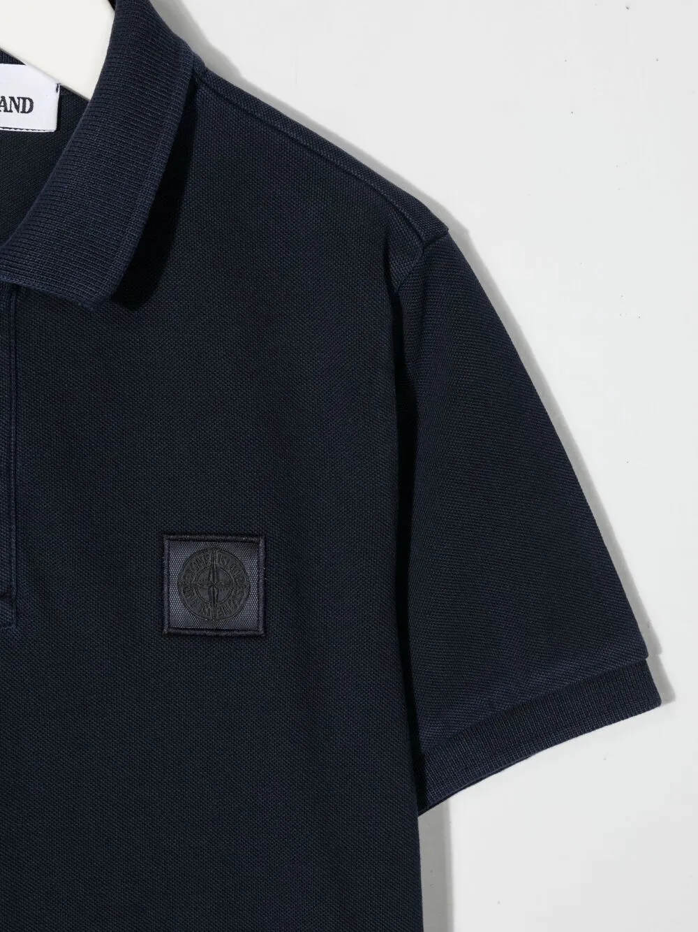 фото Stone island junior рубашка поло с нашивкой-логотипом