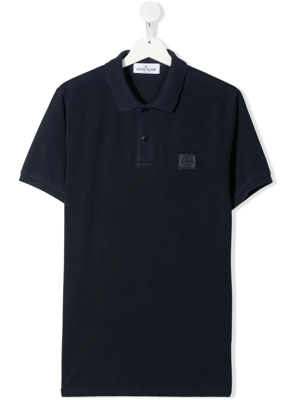 фото Stone island junior рубашка поло с нашивкой-логотипом