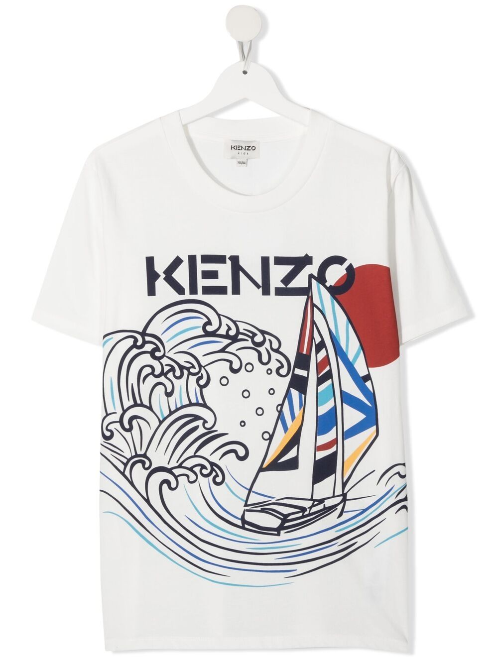 фото Kenzo kids футболка с графичным принтом