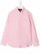 Image 1 of Ralph Lauren Kids Polo Pony-embroidered linen shirt