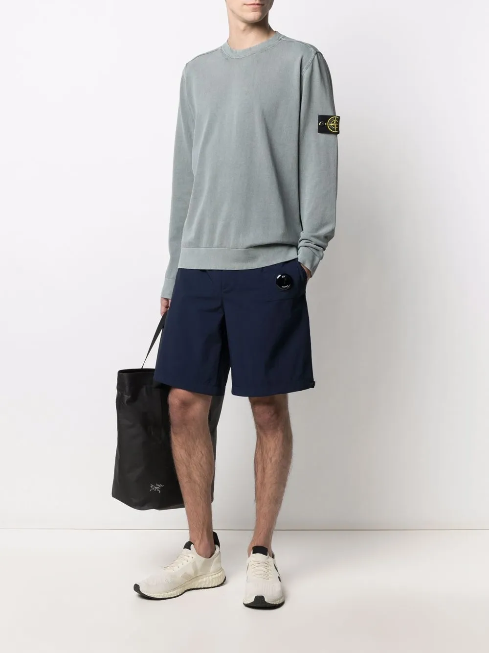 фото Stone island легкая куртка на молнии