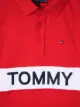 Tommy Hilfiger Junior logo tape short-sleeve polo shirt