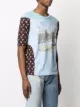 Marine Serre playera holgada con lunas estampadas