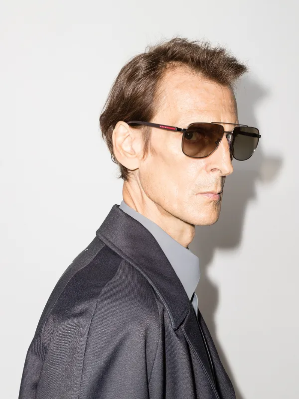 Gafas de sol con montura estilo aviador Prada Eyewear por 185€ - Compra  online AW21 - Devolución gratuita y pago seguro