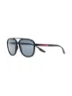 Prada Eyewear Linea Rossa aviator-style sunglasses